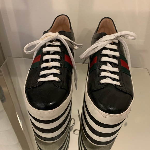 2017 Gucci Peggy platform sneakers - Picture 2 of 2